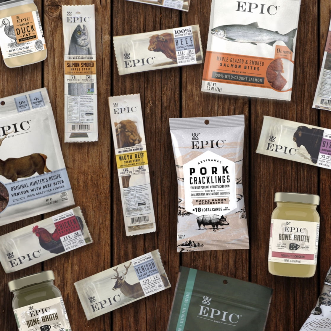 EPIC Beef Tallow, Grass-Fed, Keto Friendly, Whole30, 11oz Jar