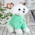 thumbnail image 5 of Porfeet Simulation Curly Hair Poodle Dog Puppy Stuffed Plush Doll Home Sofa Bed Decor,Light Brown 20cm, 5 of 10