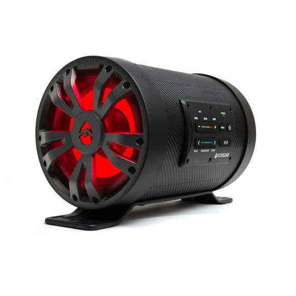 ECOXGEAR SoundExtreme ES08 Sports Motorisés tube de Caisson de Basses Scellé de 8 Pouces avec Amplificateur Intégré de 500 Watts