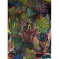 thumbnail image 2 of Paul Klee 19x24 Black Ornate Framed Double Matted Museum Art Print Titled: Cacti (1912), 2 of 5