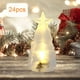 thumbnail image 2 of 24 velas LED para árbol de Navidad, luz nocturna, adorno de mesa, velas sin llama Luz blanca clara, 2 of 9