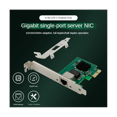thumbnail image 2 of Adaptador de red Ethernet PCI-E X1 de un solo puerto de alimentación de 2,5 G, adaptador de red Gigabit para servidor multifunción PCI-E NIC I225-1T, 2 of 8