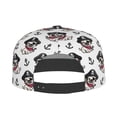 thumbnail image 4 of Haiem Pirate Puppy Classic Snapback Cap Flat Bill Hat Baseball Cap Adjustable Size Cotton Dad Hat, 4 of 9
