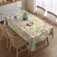 thumbnail image 2 of Pioneer Flower Floral Print Pattern Rectangle Tablecloth 60"x84",Waterproof Polyester Rectangle Table Cloth, Wipeable Spillproof Polyester Tablecloth for Dining, Camping, Indoor and Outdoor, 2 of 5
