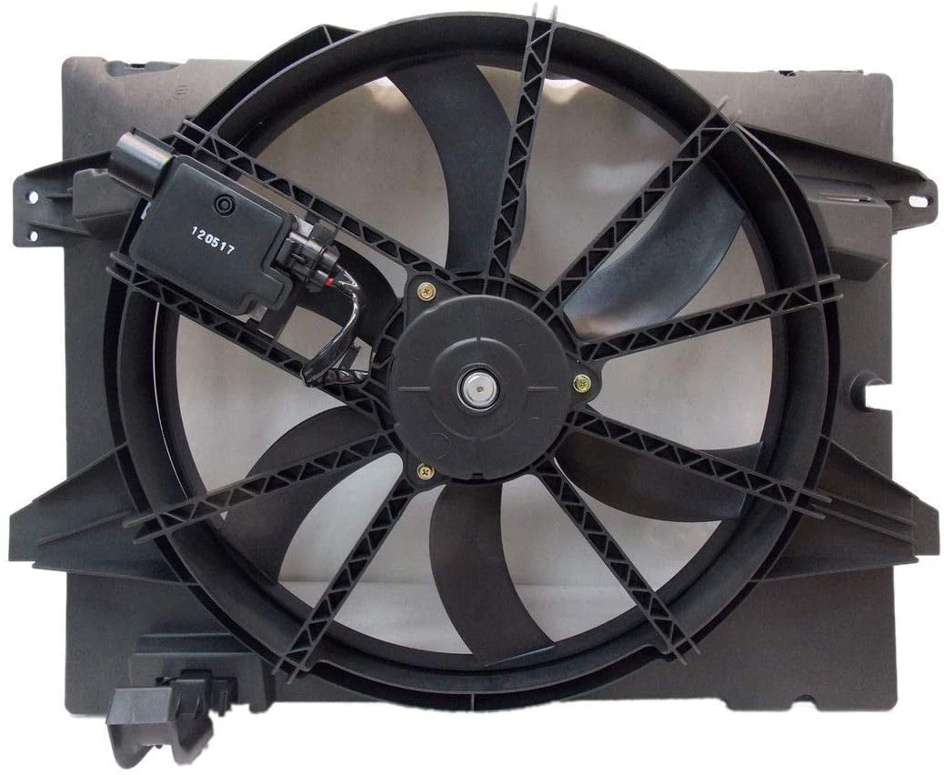 A-Premium Radiator Cooling Fan Assembly – Compatible With Ford Crown Vic, Lincoln Town Car, Mercury Grand Marquis (1998-2000) 2 thumbnail image