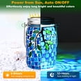 thumbnail image 3 of Farol Solar Exterior Uspring de Vidrio Mosaico Impermeable 13x8 cm, 3 of 8
