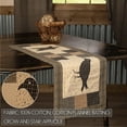 thumbnail image 5 of Primitive Table Runner Kettle Grove Crow Star Patchwork Dining Decor TCC Brands, 5 of 11