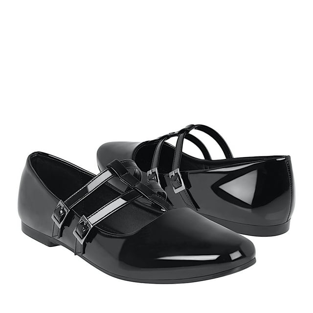ZAPATOS CASUALES STYLO MUJER 19527 CHAROL NEGRO