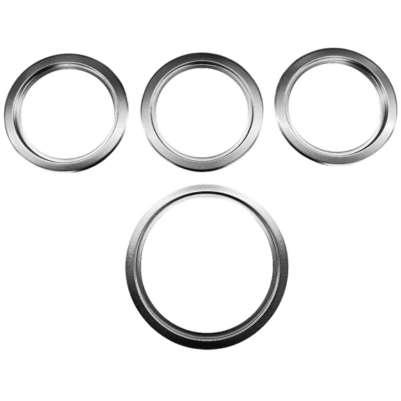 Range Top Trim Ring Set For General Electric, 3 of WB31X5013 & 1 of WB31X5014