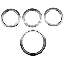 Range Top Trim Ring Set For General Electric, 3 of WB31X5013 & 1 of WB31X5014