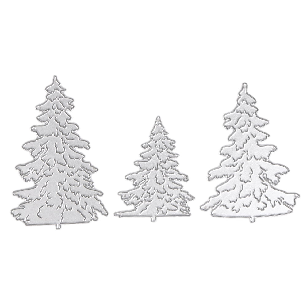 8 Pieces Christmas Cutting Dies Set 3D Christmas Metal Stencil Template Snowman Snowflake Tree Deer Dies Cuts for Xmas DIY Craft Card Making Scrapbooking 