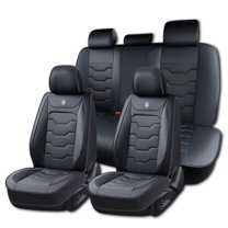 2009-2018 Car Seat Cover for Ford Focus, Black Car Seat Covers, Waterproof Faux Leather, Full Set of 5 Seats, Wear Resistance, Non-slip, Beautify Interior, Beautify the Interior of Old Cars