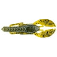 thumbnail image 2 of NetBait Paca Slim 3.5" Green Pumpkin, 9pc Crawfish Freshwater Fishing Soft Baits, 2 of 5