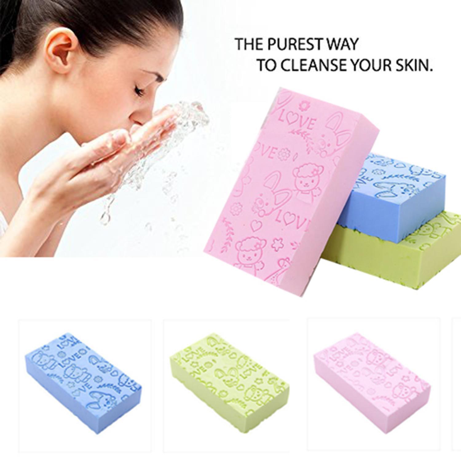 Home Bathroom Body Sponge for Taking Shower Gentle Exfoliating Sponge