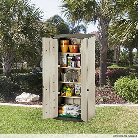 Rubbermaid Outdoor Horizontal Storage Shed, Large, 18 cu 