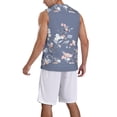 thumbnail image 2 of Sikiie Watercolor Flowers Butterfly Basketball Jersey Reversible Men's Mesh Athletic Sports Shirts Training Practice S-4XL3X-Large, 2 of 6
