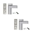 thumbnail image 2 of Pedty 2×Partition Bracket+4 Screws+2×Glue,20ML Lot Adjustable Glass Wood Shelves Shelf Holder Bracket Support Wall Mount, 2 of 2