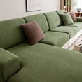 thumbnail image 2 of New Anti-cat Scratch All-season Universal Sofa Cover Home Decoration Dev Velvet Waterproof Sofa Cover Combination Cover (Green 1,M backrest), 2 of 7