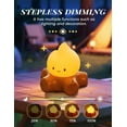 thumbnail image 5 of USB-Rechargeable Campfire LED Night Light, Continuously Dimmable Night Light with Candle & Warm Yellow Light, Halloween Decoration Lamp, Safe Night Light Holiday Gift, 3.6*3.6in, Basic Model, 5 of 8