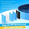 thumbnail image 4 of Piscina para perros Niubya, portátil, plegable, de PVC, 80 x 40 cm, 4 of 7