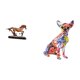 thumbnail image 5 of Figura de caballo en miniatura, escultura de resina, adorno animal, estatua de perro, coleccionable, decoración artesanal estilo , ideal para r, 5 of 8