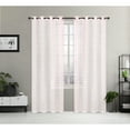 thumbnail image 3 of Safdie & Co. Wrinkle Free Curtain Sheer Check 84"L in Red, 3 of 3