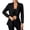 01-Black, variant on Blazers for Women Lightweight Relaxed Fit Business Casual Long Sleeve Office Suit Jacket with Notched Lapel Single Button Wine XL