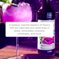 thumbnail image 6 of Monin - Ube Blend Syrup, Savory & Sweet, Blended With Notes of Fig, Cinnamon & Vanilla, Great for Lemonades, Boba Tea, & Coffee, Dairy-Free, No Artificial Sweeteners, Gluten-Free (Plastic, 1 Liter), 6 of 8