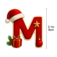 thumbnail image 3 of HHBEAUTY Christmas Ornaments for Tree Decorations, 26 Letter Decorative Hanging Christmas Alphabet Letters DIY Craft Ornaments for Christmas Tree, 2D Acrylic Christmas Tree Hanging Decor, 3 of 5