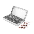 thumbnail image 1 of DOLITY Seasoning Box Detachable Seasoning Bottle Containers for Restaurant Bar Home 8 grid, 1 of 9