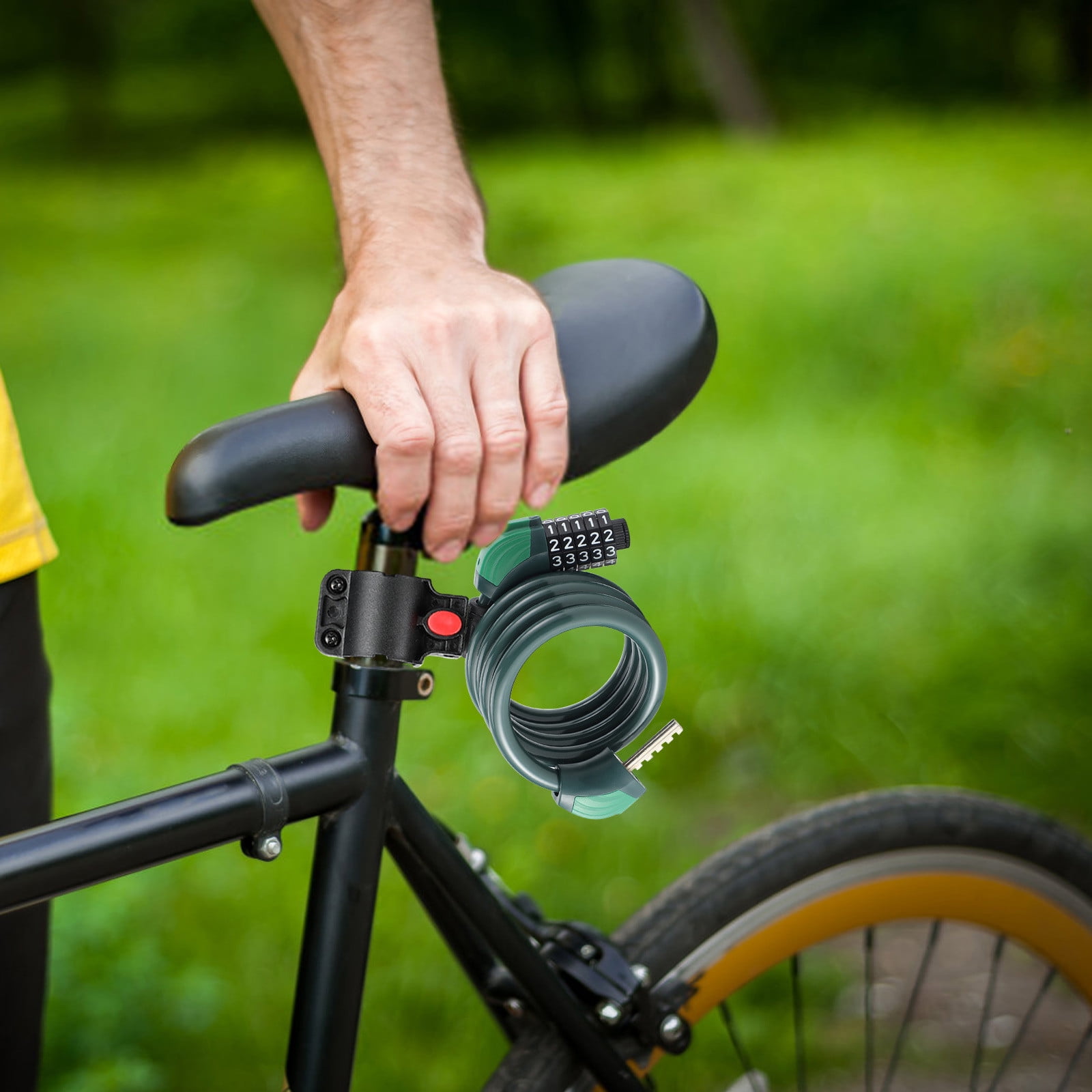 Câble Antivol Haute Sécurité Pour Vélo (lot De 2), 120 Cm/12 Mm