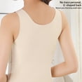 thumbnail image 3 of Guardurnaity Ropa interior térmica acolchada de invierno para mujer, Top transpirable de mantenimiento del calor, chaleco informal de poliéster, Ropa interior Rosado XXL, 3 of 6