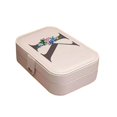 thumbnail image 3 of Birdeem 26 Letters Earring Jewelry Display Storage Box Case Organizer Flannel Tray Holder Gift, 3 of 10