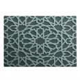 thumbnail image 2 of Moroccan Cutting Board, Historical Heraldic Empire Design Interlace Form Mix of Star Flowers Motifs Print, Decorative Tempered Glass Cutting and Serving Board, Large Size, Grey, by Ambesonne, 2 of 5