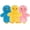 Crinkle Chicken (Yellow, Pink, Blue), variant on General Interactive Squeaky Dog Chew Toy, Ideal Dog Toys for Chewers, Small, Medium & Large Dogs, and Fetch Lovers - Duck (Mystery Box), Large