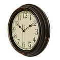 thumbnail image 4 of Retro Silent Non Ticking Round Classic Clock Quartz Decorative Battery Operated Wall Clock For Living Room Kitchen Home 12 Inch Bronze, 4 of 6
