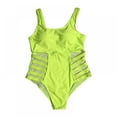 thumbnail image 3 of Women's Oversize One-piece Swimsuit Slim Fit High Waist Swimsuit One-piece Cut-out Swimsuit, 3 of 5