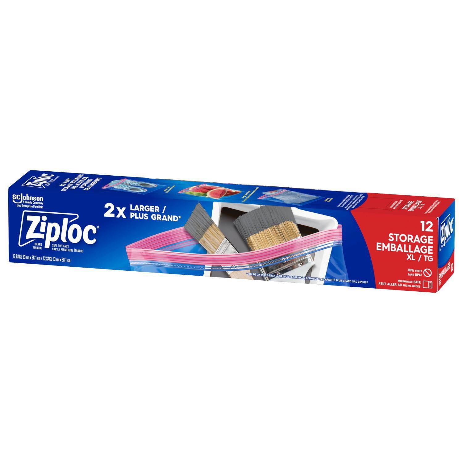 Ziploc Storage Bags, Extra Large