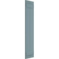 thumbnail image 2 of Ekena Millwork 10 3/4"W x 55"H True Fit PVC Two Board Joined Board-n-Batten Shutters, Peaceful Blue (Per Pair - Hardware Not Included), 2 of 9