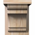 thumbnail image 2 of 7 1/2"W x 10"D x 10"H New Brighton Smooth Corbel w/Backplate, Douglas Fir, 2 of 9