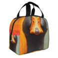 thumbnail image 2 of Fotbe Colorful Painted Duck Bolsa Térmica con Estampado y Forro de Aluminio Grueso Bolsa de Almuerzo con Bolsillo Frontal para Hombres y Mujeres, Ideal para Trabajo, Escuela, 2 of 8