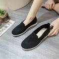 thumbnail image 5 of Sngxgn Women’s Ballet Flat Flats Shoes Comfortable Slip On Dress Shoes(Black,37), 5 of 8