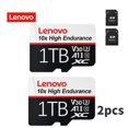 thumbnail image 1 of Lenovo-tarjeta Micro TF SD, tarjeta Flash U3 de 512GB, 1TB, 2TB, 4K, Ultra HD, TF, para PC, teléfono, Drone, Game Cam, 1-2 uds. Fivean unisex, 1 of 2