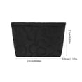 thumbnail image 3 of Love Quilting Ladies Makeup Bag Trendy Cosmetic Organizer Solid Color Handbag for Women and Girls, 3 of 8