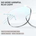 thumbnail image 4 of Gafas IBOANN de gran tamaño que bloquean la luz azul para mujer, 4 of 8