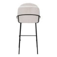 thumbnail image 4 of Jambi Barstool Ivory Barstool, Modern Style, Shearling style fabric, Plywood, Indoor Bar, 4 of 5