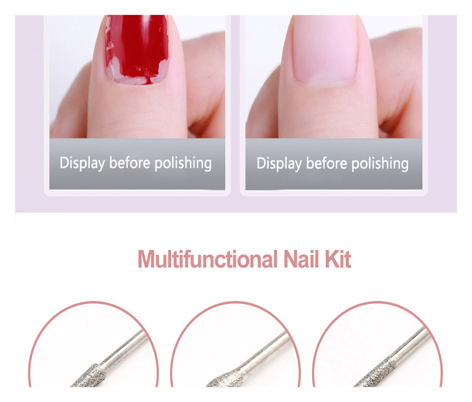 Professional Electric Nail Drill Machine, Portable Rechargeable 35000RPM Nail Drill With HD Screen, Manicure Polishing Shape Tools ,Lightweight and Portable