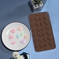thumbnail image 3 of 2 piezas de chocolate, molde para galletas, molde de silicona para hornear, adecuado para restaurantes, familias, 3 of 6