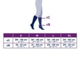 thumbnail image 2 of JOBST soSoft Compression Socks, 8-15 mmHg, Knee High, Brocade, Closed Toe, Sand, Medium, 2 of 4