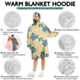 thumbnail image 5 of Border Collie Wearable Oversized Blanket,Wearable Blanket Hoodie for Adults,Cozy Hooded Blankets with Super Pockets,Super Warm Fuzzy Pullover for Women & Men, 5 of 6